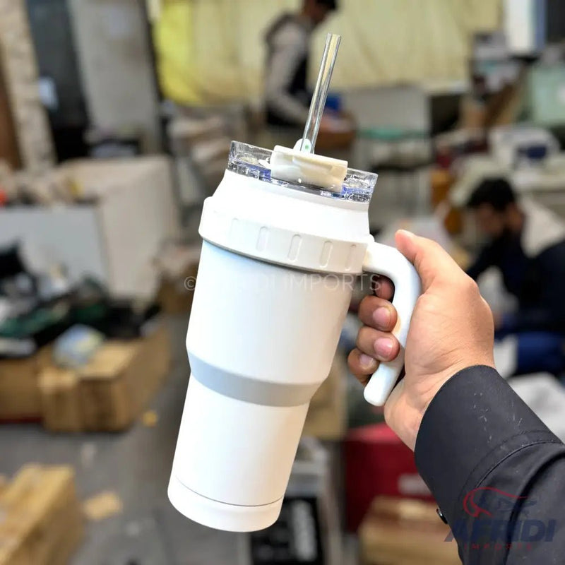 1200ml White Water Bottle - Afridi Imports