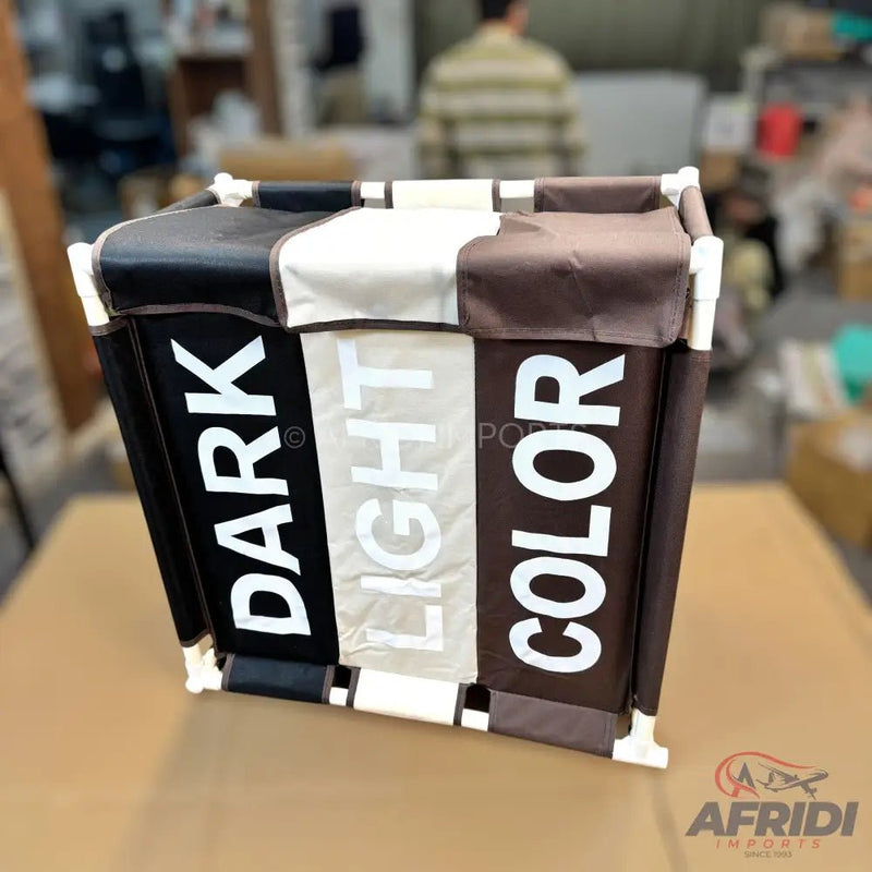 3 Section Laundry Sorter - Afridi Imports