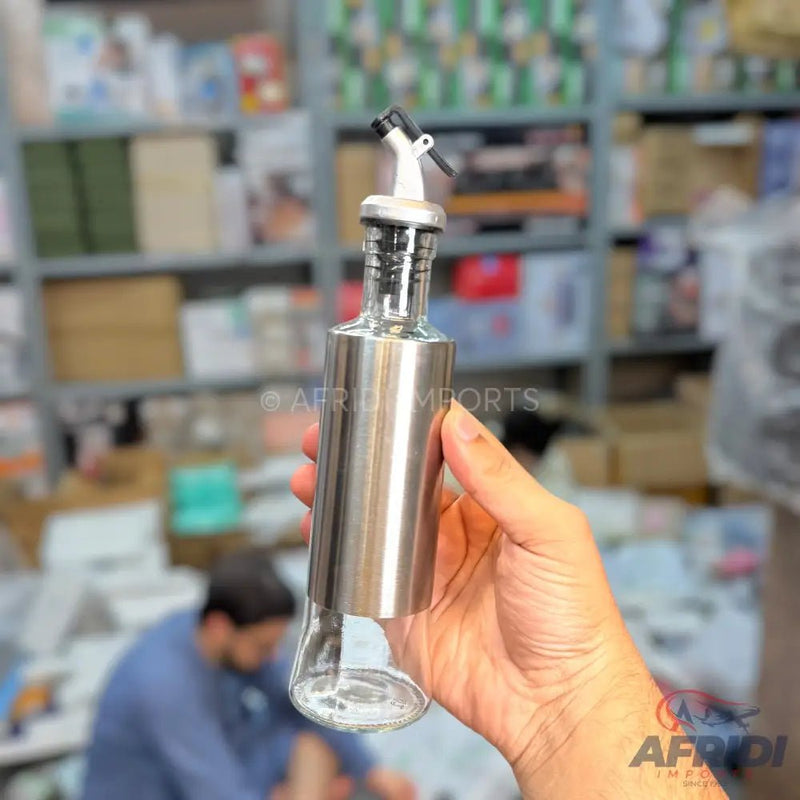 300ml Glass Oil Bottle - Afridi Imports