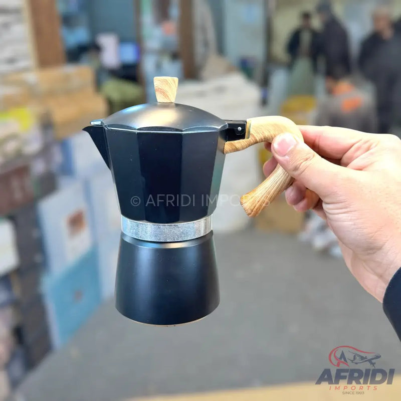 6-Cup Aluminum Espresso Coffee Kettle - 300ml
