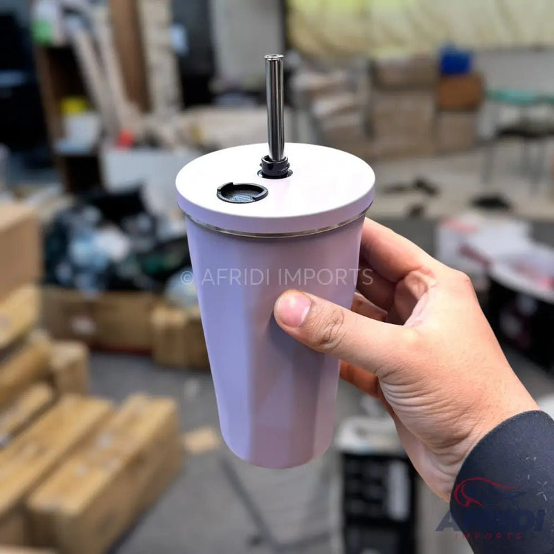 600ml Purple Vacuum Tumbler EF - 27 - Afridi Imports