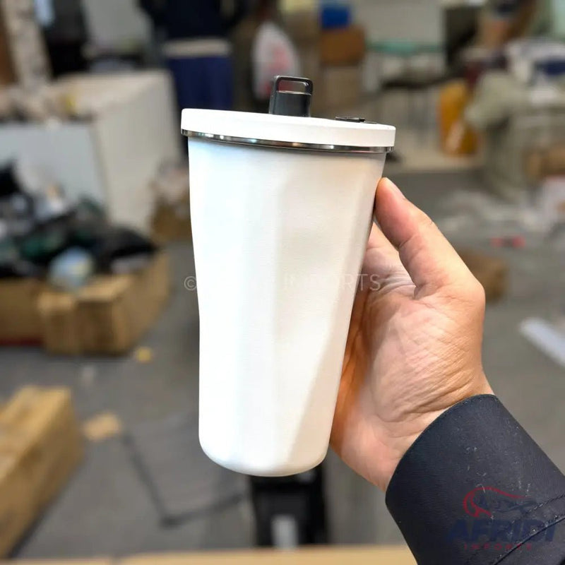 600ml White Vacuum Tumbler EF - 27 - Afridi Imports
