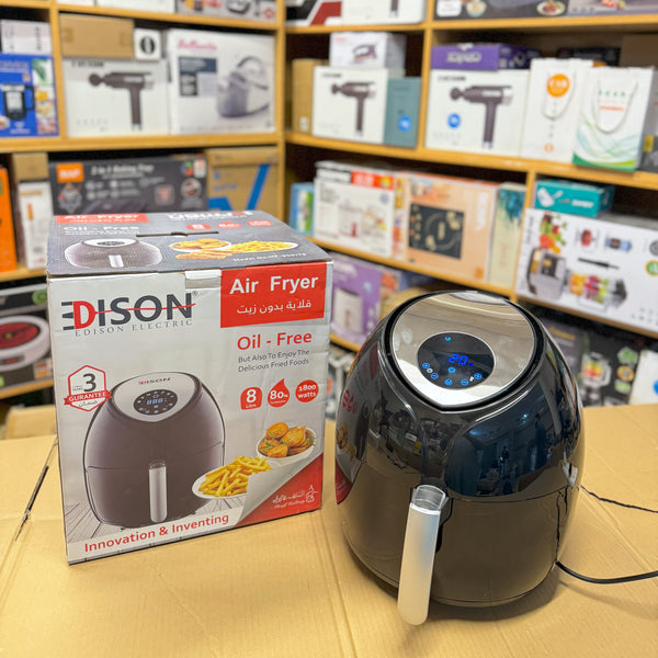 Lot Imported Edison 8L oil-Free Air Fryer