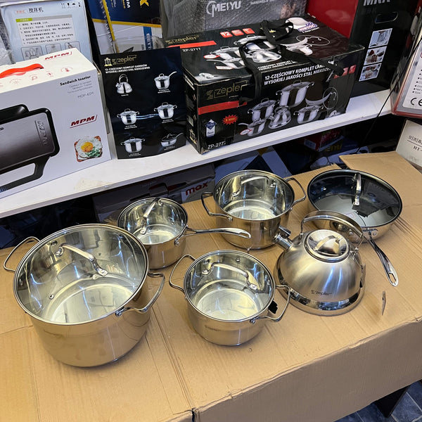 Swiss Lot Imported 6 Piece Stainless steel Kitchen Set