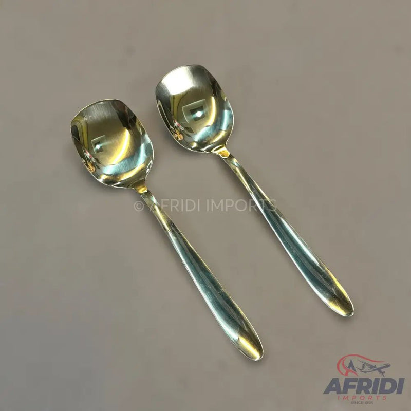 AYD Serving Spoons (Pair) - Style 3 - Afridi Imports