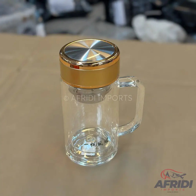 Double Wall Glass Mug - 300ml - Afridi Imports