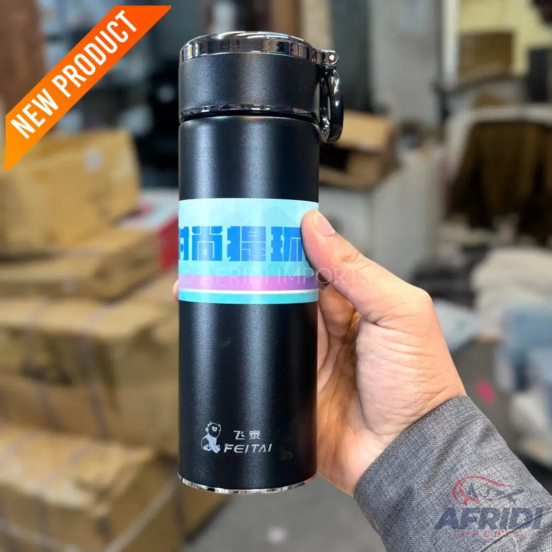 Feitai 500ml Black Vacuum Bottle - EF-4