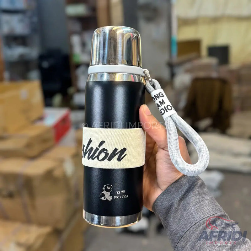 Feitai 650ml Insulated Bottle - Black
