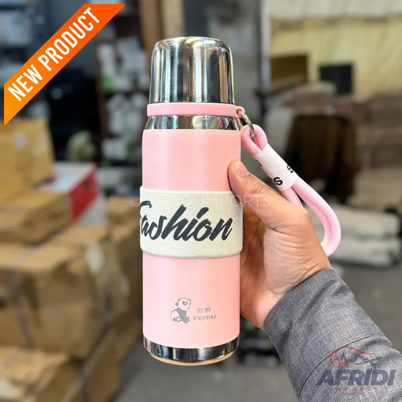 Feitai 650ml Insulated Bottle - Pink