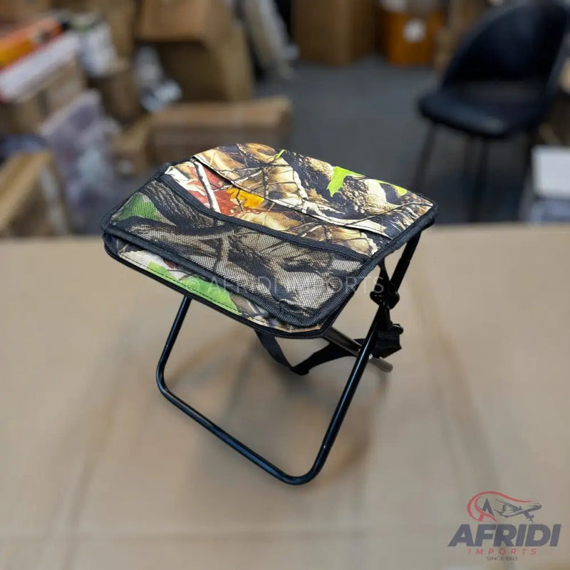 Folding Pouch Stool - Afridi Imports