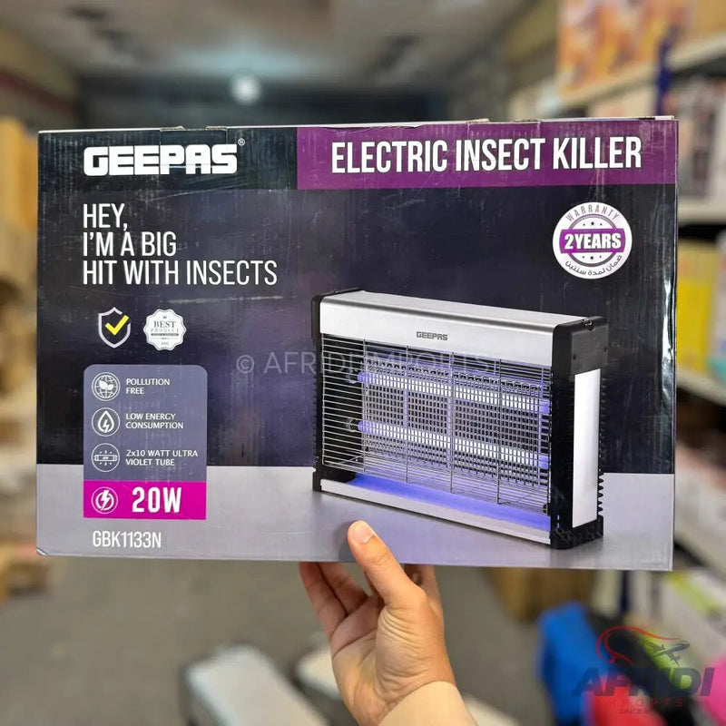 Geepas 12, 16, 20 & 40W Electric Insect Killer - Afridi Imports