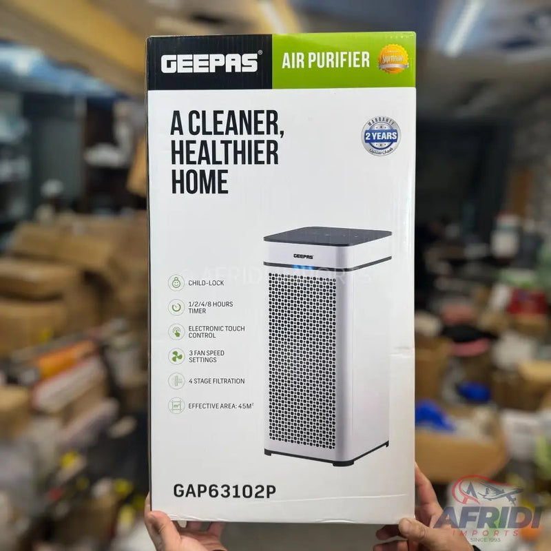 Geepas Air Purifier - 2 Years Warranty - Afridi Imports