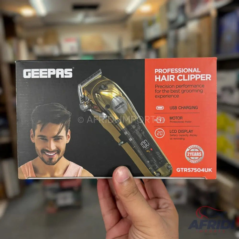 Geepas Professional Hair Clipper (2 - Years Local Warranty) - Afridi Imports