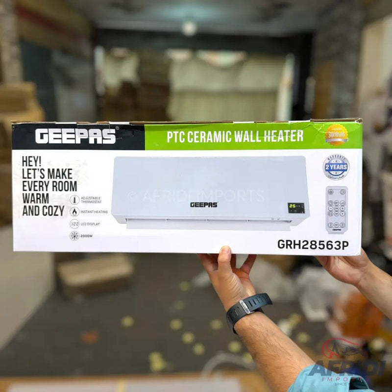 Geepas PTC Ceramic Wall Heater - Afridi Imports