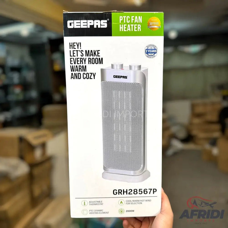 Geepas PTC Fan Heater - Afridi Imports