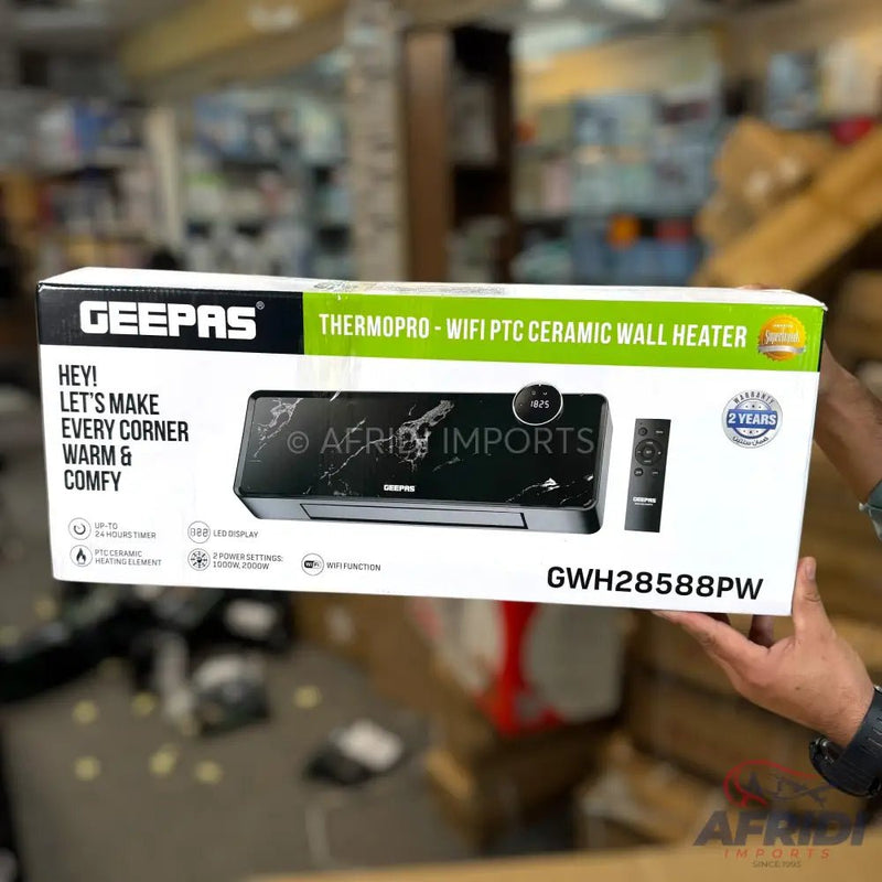 Geepas Wifi PTC Ceramic Wall Heater - Afridi Imports