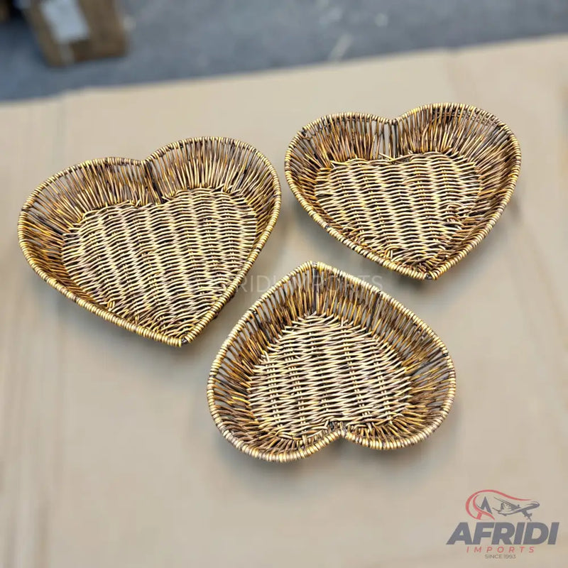 Heart Shape Basket Set - Afridi Imports