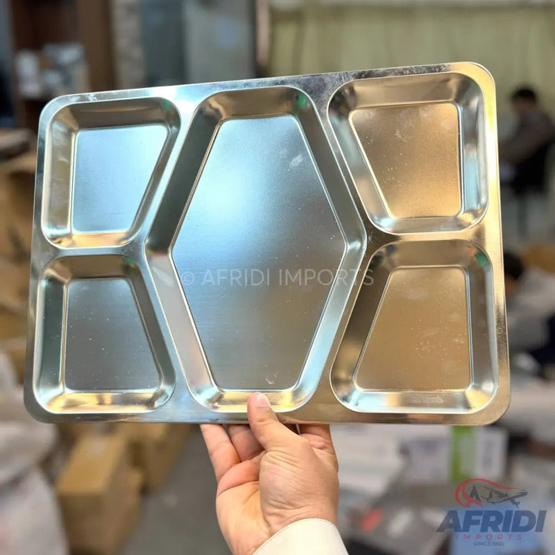 Korean Style 5 - Section New Lunch Tray - AN01 - Afridi Imports