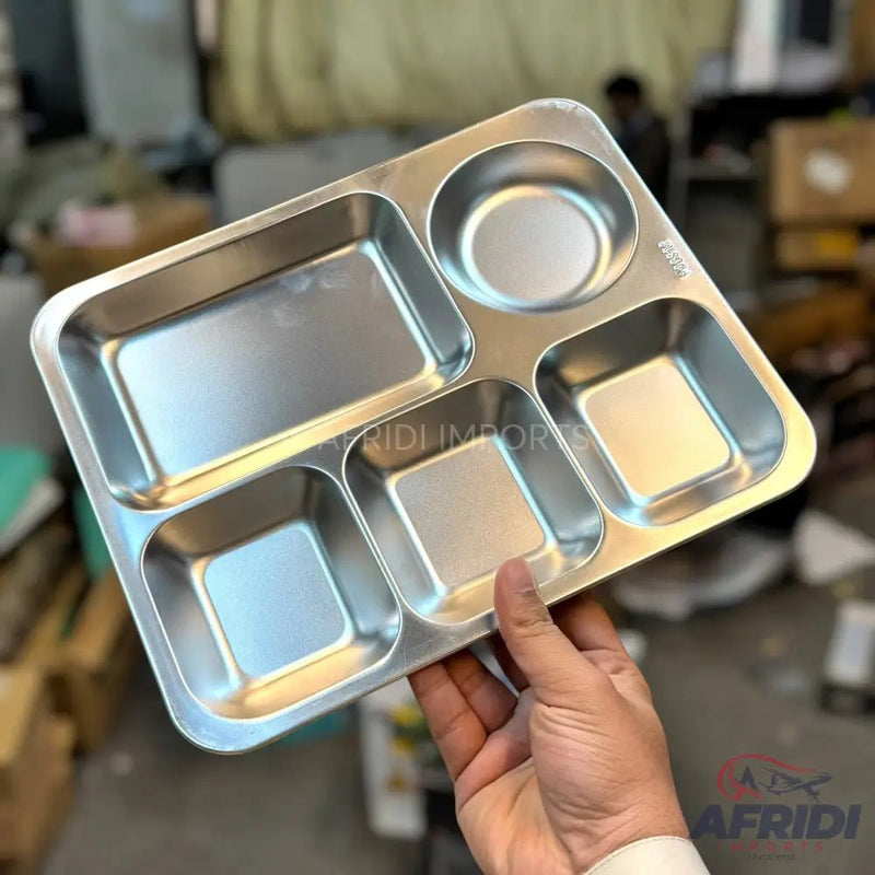 Korean Style New Lunch Tray - 5 Section - AN02 - Afridi Imports