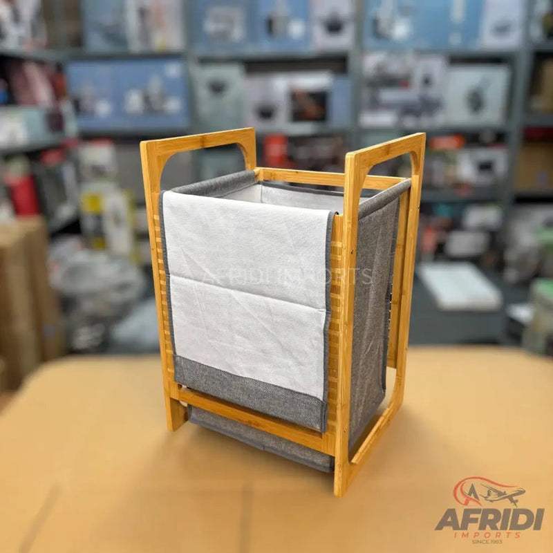Lot Imported Bamboo Laundry Basket - Afridi Imports