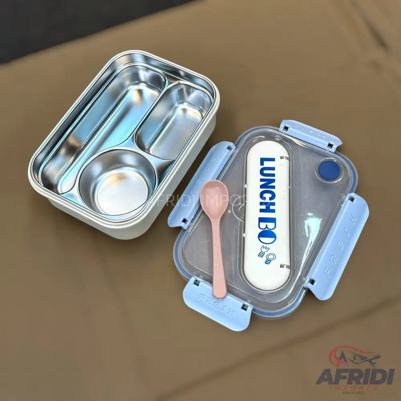 Lunch Bo Vacuum Lunch Box - Blue (LF3 - C) - Afridi Imports