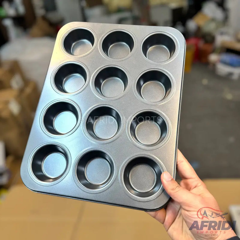 Muffin Baking Tray 12 Cup 0.3Mm 330Gm