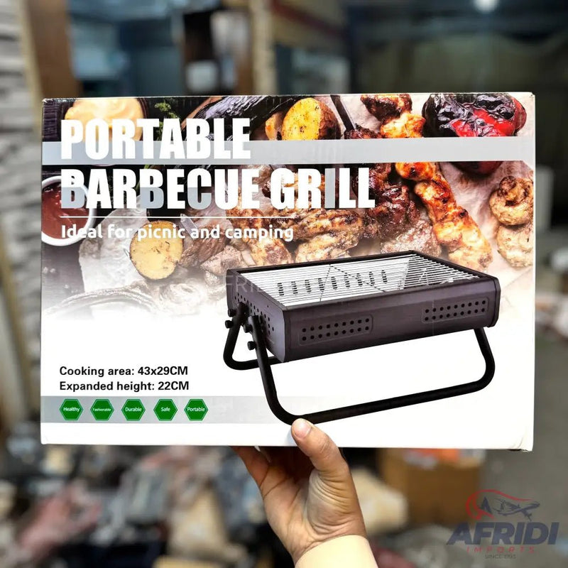 Portable BBQ Grill - 43 X 29 CM - Afridi Imports