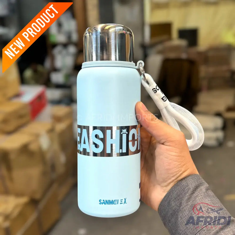 Sanmei 750ml Insulated Bottle - Blue
