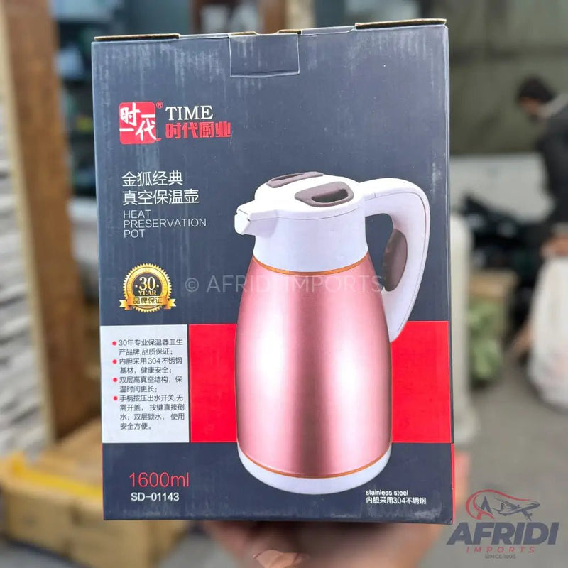 Time 1600ml Thermos - Afridi Imports