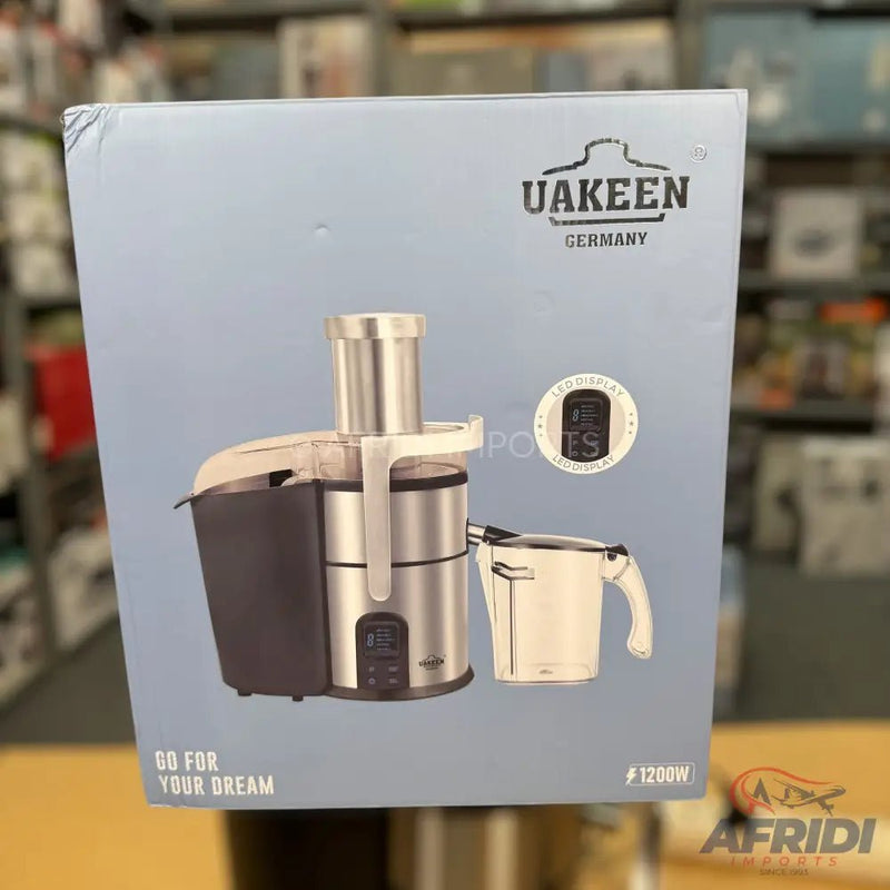 Uakeen 1200W Digital Juice Extractor - German Lot - Afridi Imports