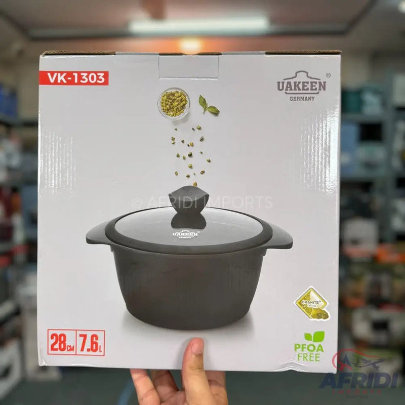 Uakeen 7.6L Die Cast Casserole - German Lot - Afridi Imports