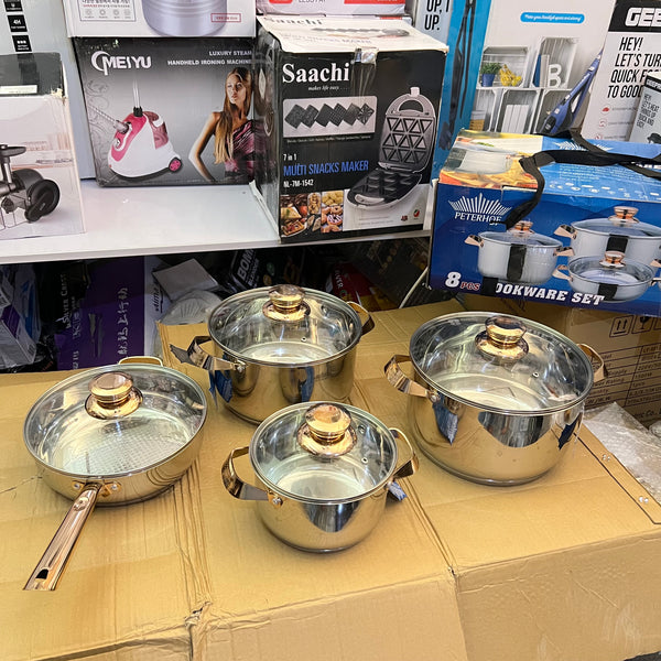 England Lot Imported 8 Piece Cookware Set