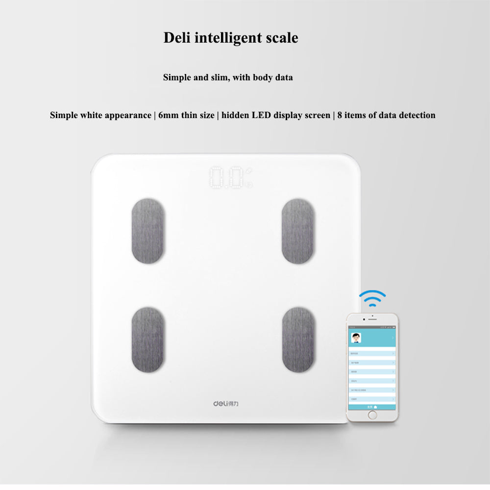 Electronics :: Porodo Full Body Smart Scale - White