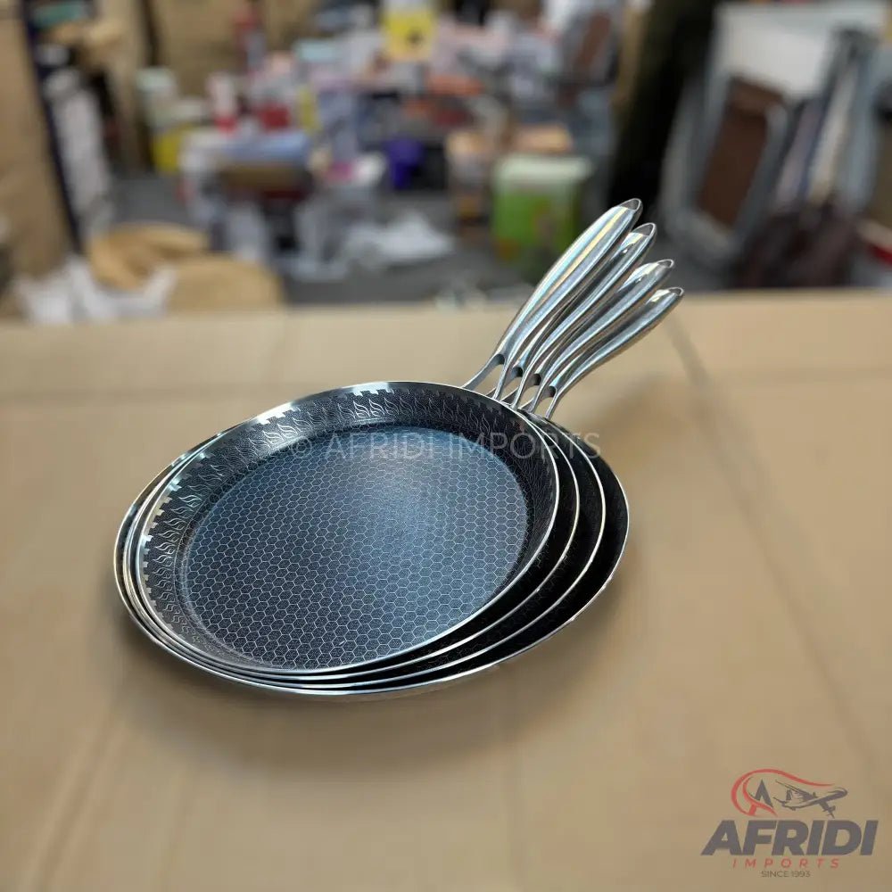 Premium Shallow Pan and Tawa Set 10 to 13 Inch – Afridi Imports