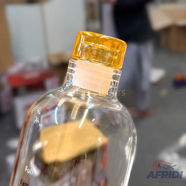 1000ml Glass Water Bottle - Orange (KK79-B)