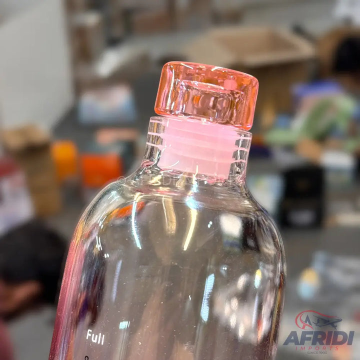 1000ml Glass Water Bottle - Pink (KK79-D)