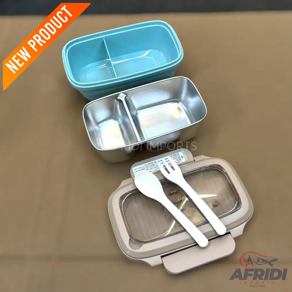 1000ml Insulated Lunch Box - Blue Base (LF5-A)