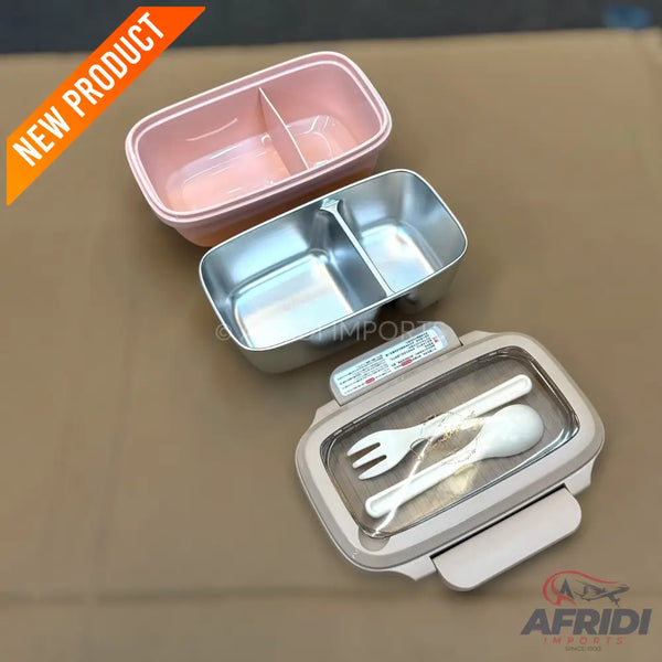 1000ml Insulated Lunch Box - Pink Base (LF5-C)