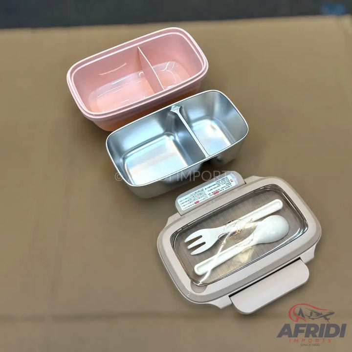 1000ml Insulated Lunch Box - Pink Base (LF5-C)