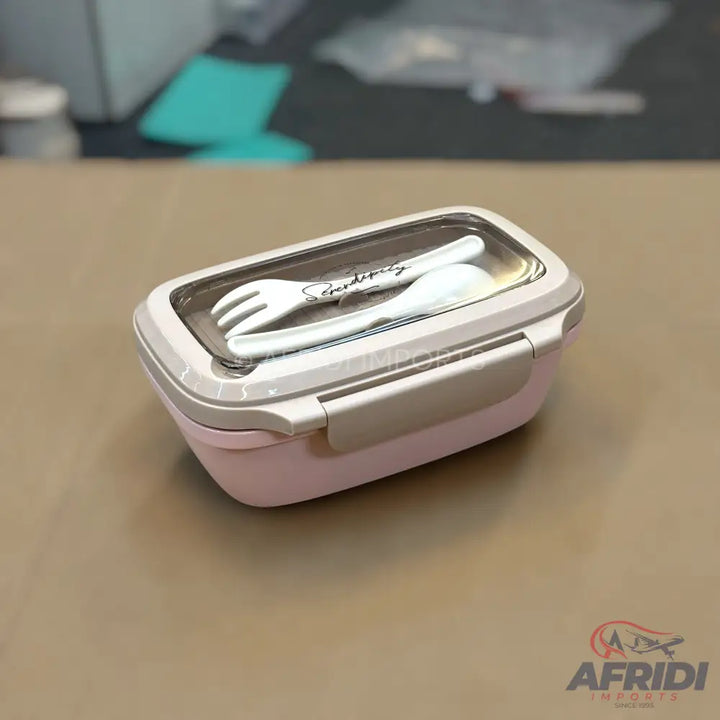 1000ml Insulated Lunch Box - Pink Base (LF5-C)