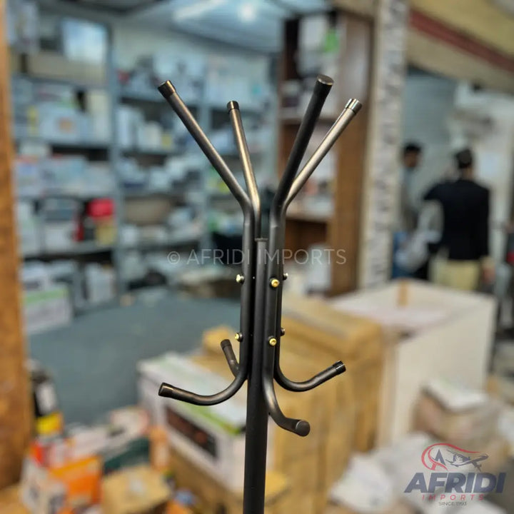Durable 12 Hooks Metal Standing Rack Space Saving – Afridi Imports
