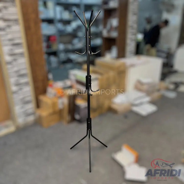 Durable 12 Hooks Metal Standing Rack Space Saving – Afridi Imports