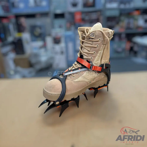 12 Tooth Ice Climbing Crampons with Straps