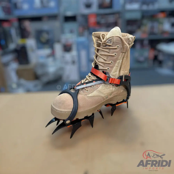 12 Tooth Ice Climbing Crampons with Straps