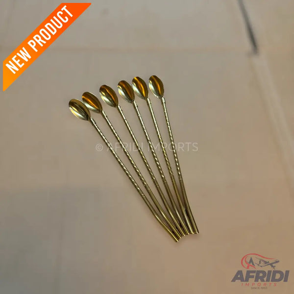 6 Piece Straw Spoon