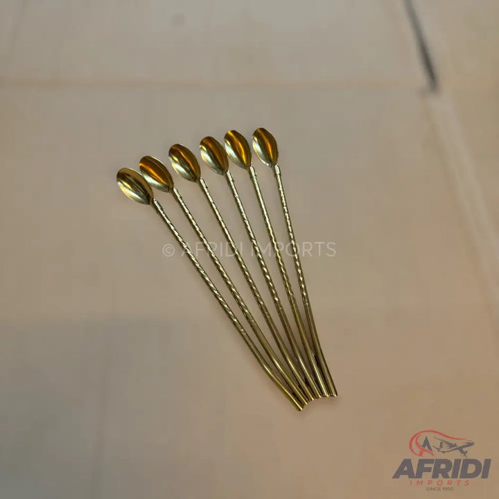 6 Piece Straw Spoon
