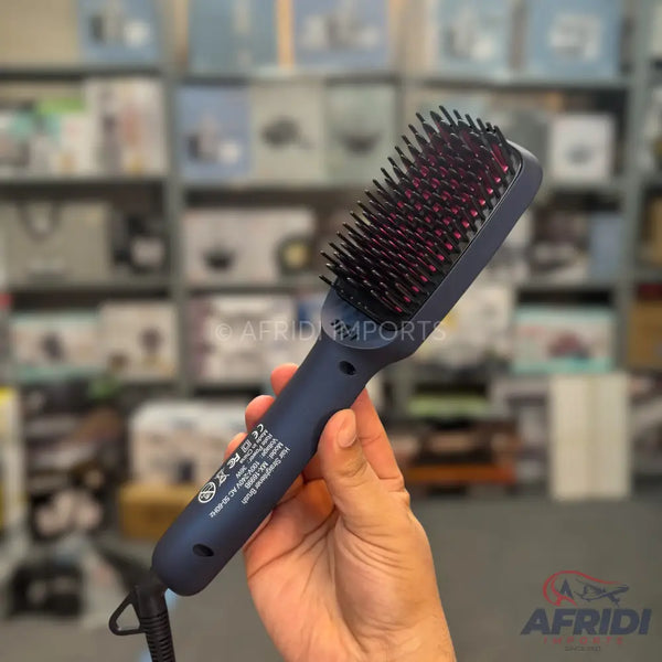 2 in 1 Ionic Hair Straightener Brush
