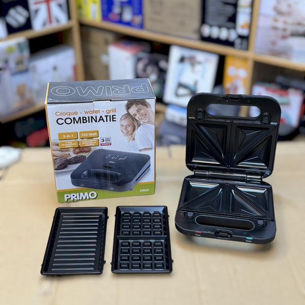 Lot Imported Primo 3-in-1 Sandwich Maker