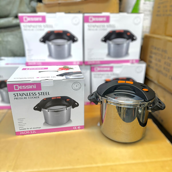 Italy Lot Imported Dessini 12L Automatic Pressure Cooker