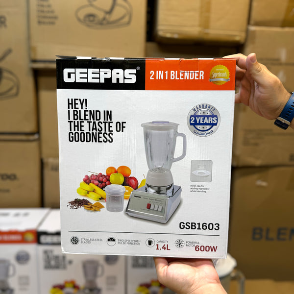 Geepas 2-in-1 Blender GSB1603